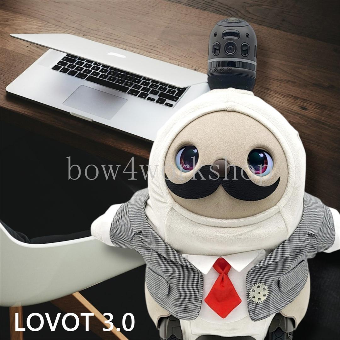 ラボット LOVOT ラボットの服ハンドメイド 千鳥柄レイヤードジャケット