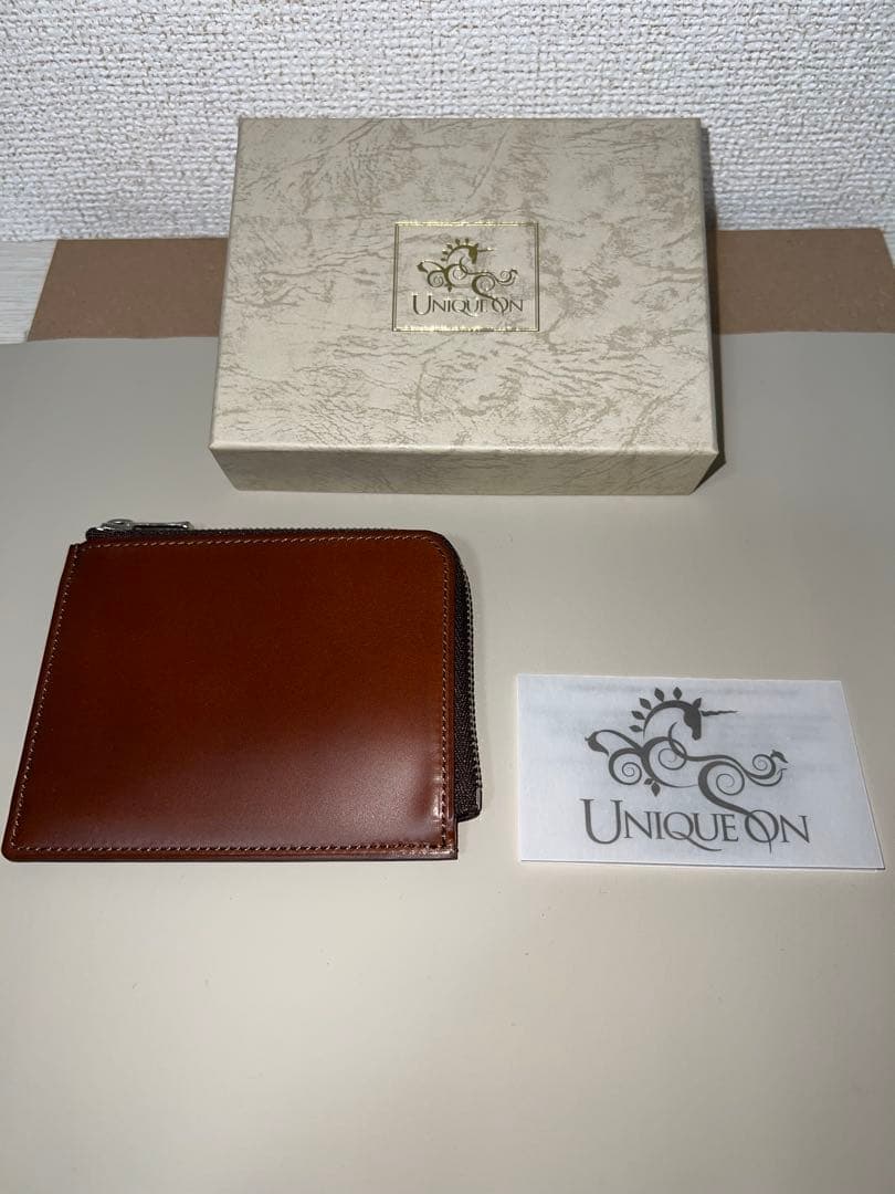 レーデルオガワ　UNIQUEON ユニコーン　オイルコードバンミニウォレット