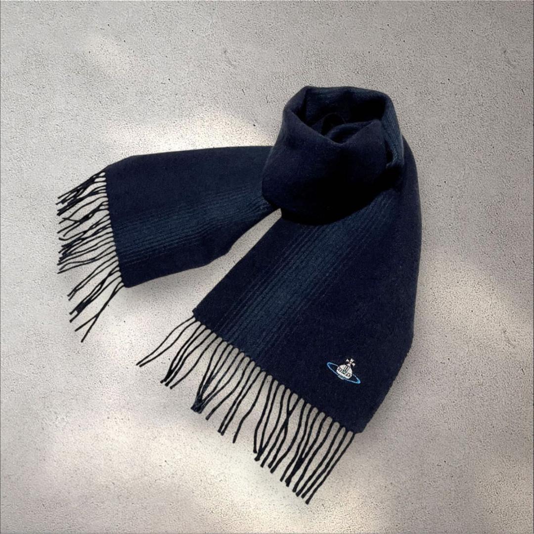 2.2万 未使用級 ヴィヴィアンウエストウッド カシミヤ100 刺繍 2way