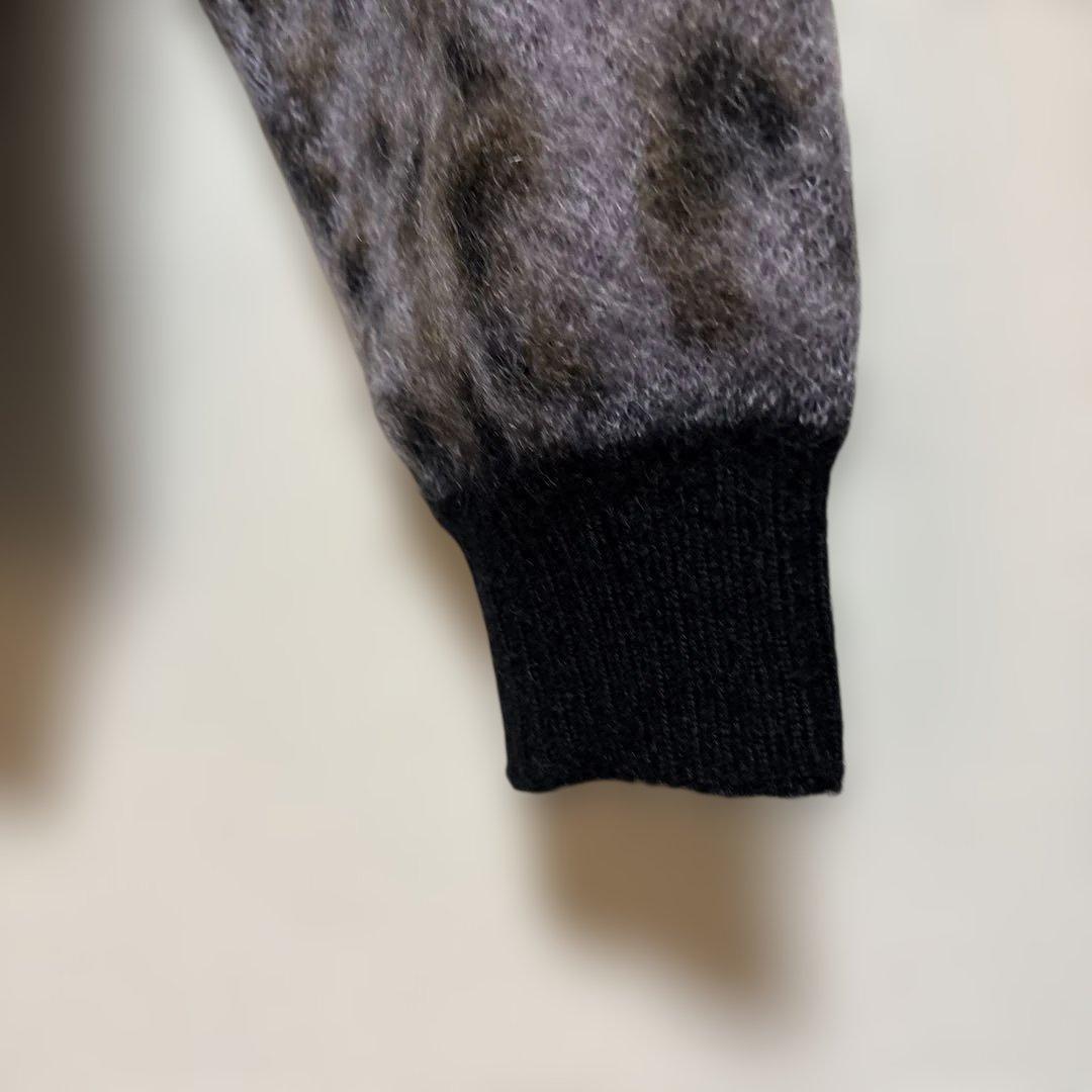 wackomaria ワコマリア レオパード カーディガン パープル Lサイズ