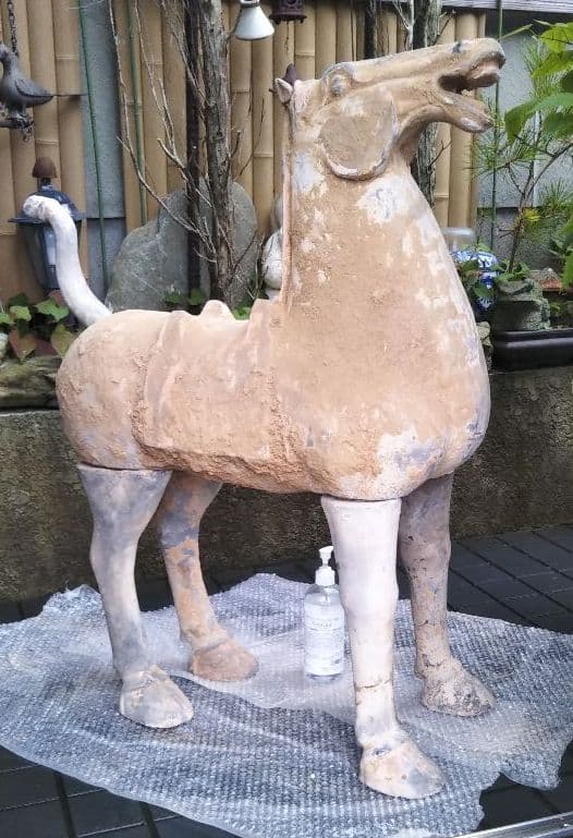 №考古学館　始皇帝　兵馬俑　古代中国　資料　骨董　古美術　調度品　置物　資産