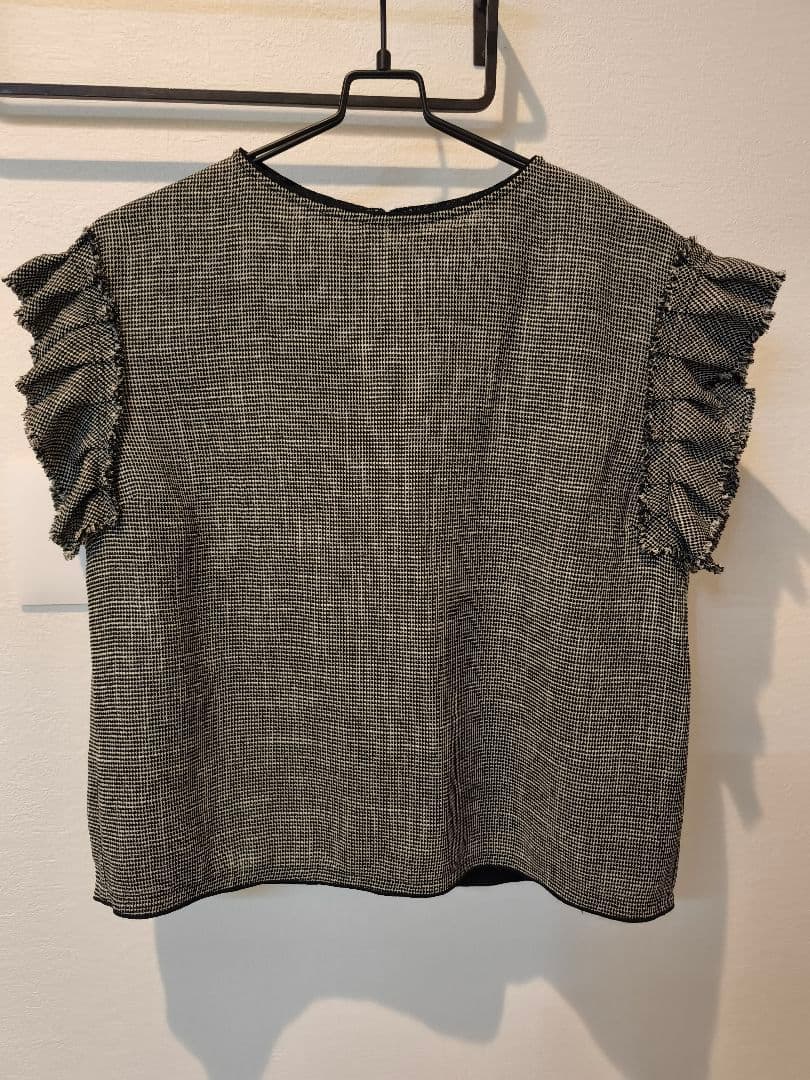 2023SS Ballsey カラミフリルスリーブブラウス 36