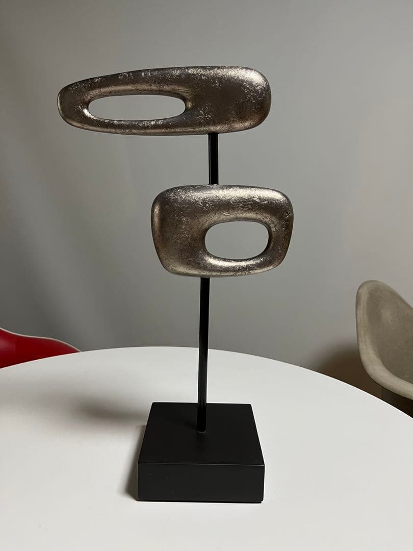 ディーヴィー デザイン 抽象彫刻 オブジェ モダンアート 置物 中古