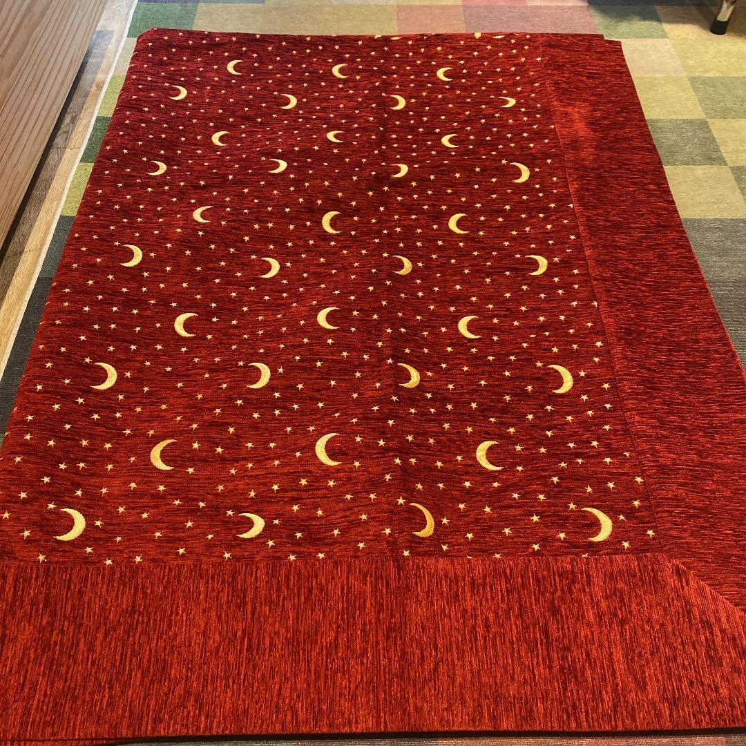 160*220cm マルチカバー cotton100% red