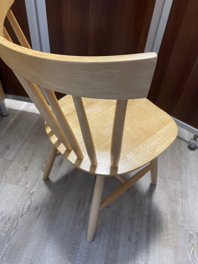 ウィンザーチェア　木製スピンドルバック　ダイニングチェア　③