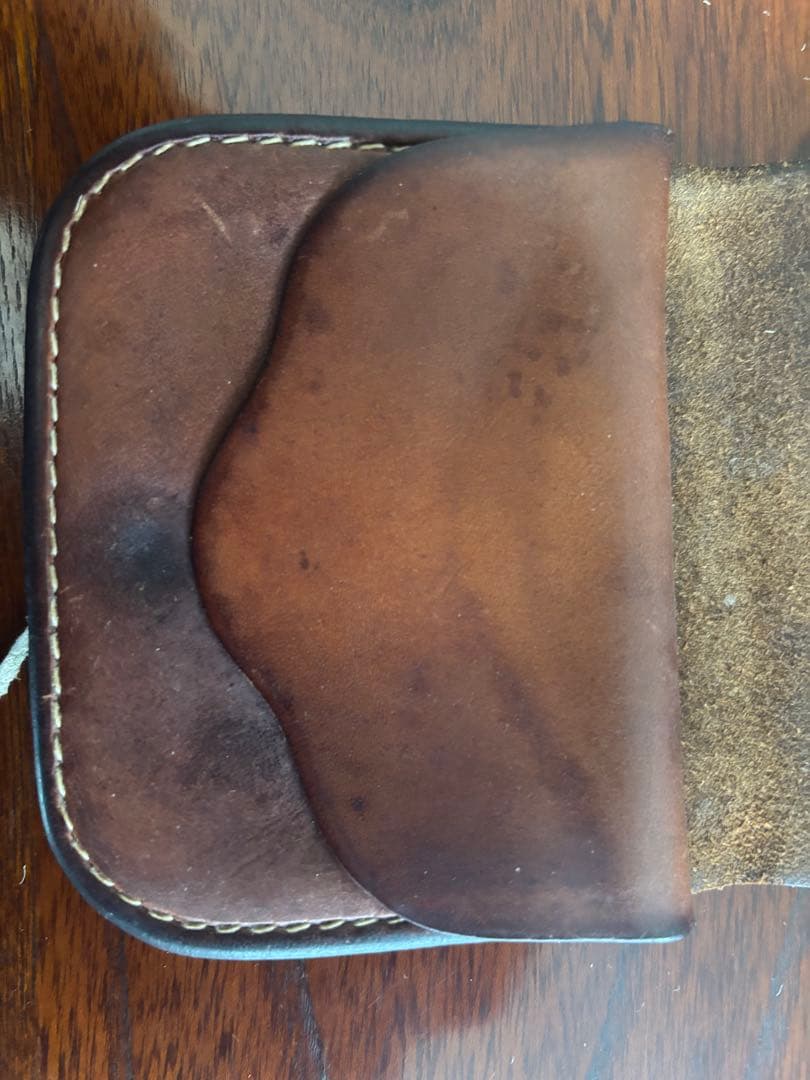 ゴローズ　角形小銭入れ　マチなし　goro's