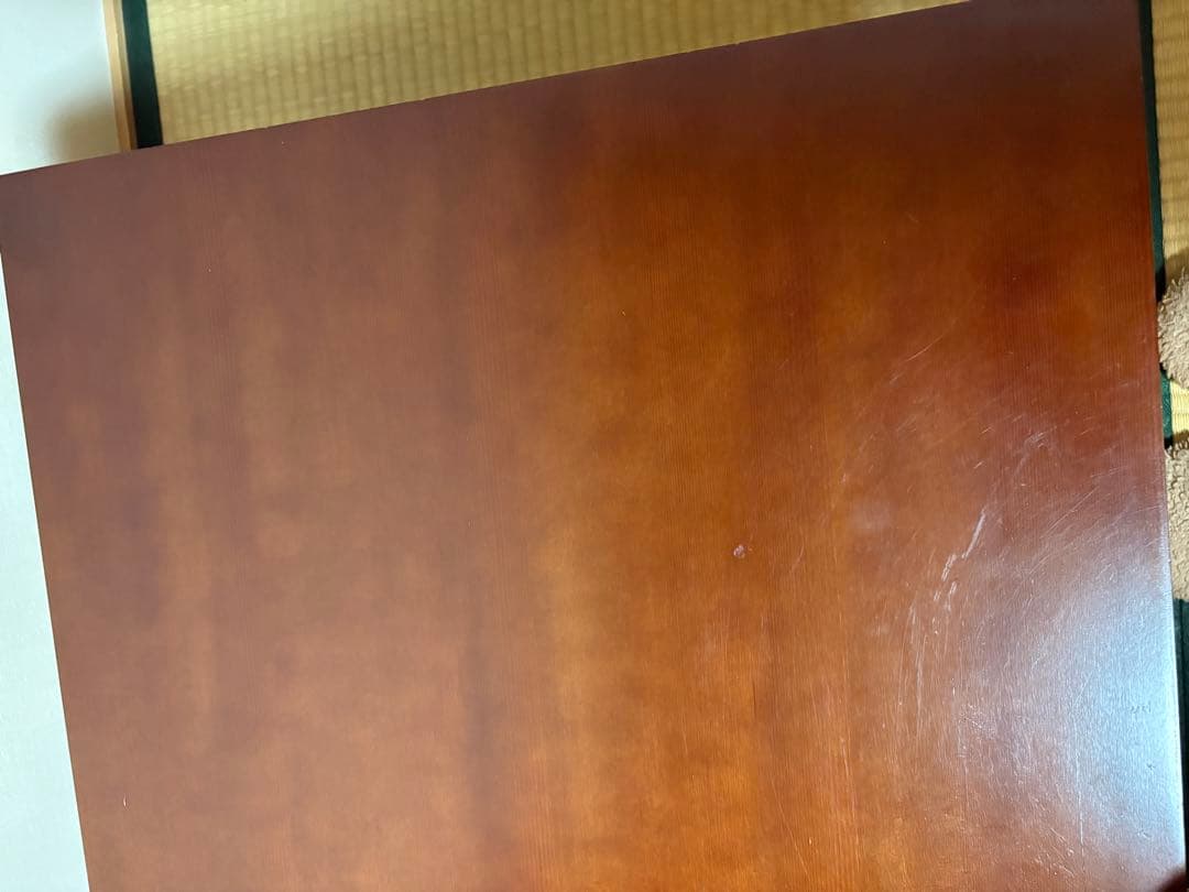 ダークブラウン 木製 長方形座卓　2台セット