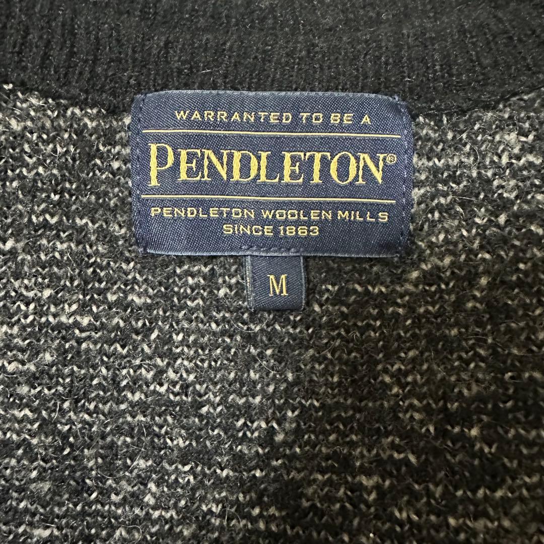 希少 PENDLETON ネイティブ柄 モヘア ブレンド カーディガン