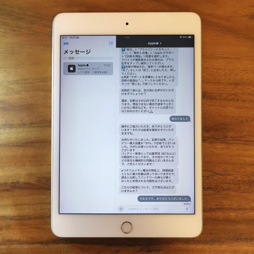 『美品・最大容量91%』iPad mini 第5世代 64GB『SIMフリー』