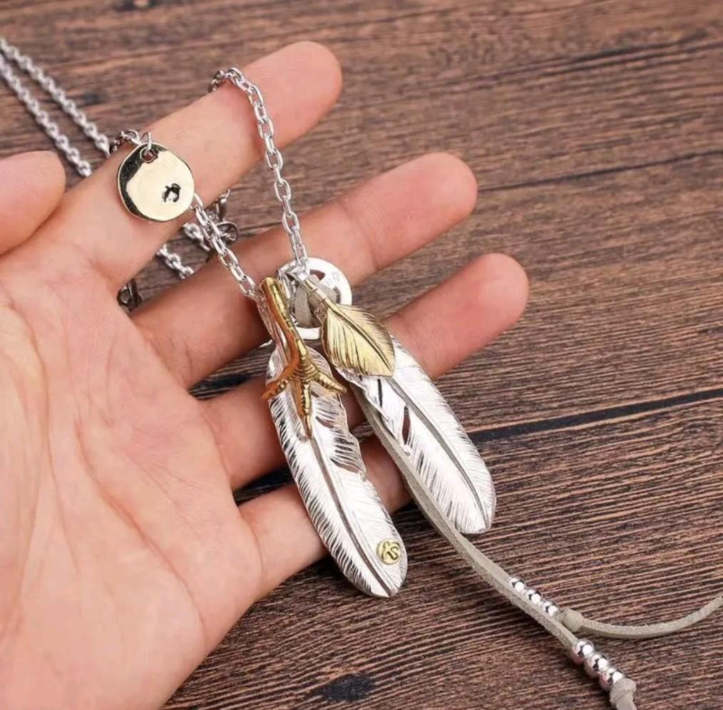 【新品】最安値セール中！ フェザーネックレス