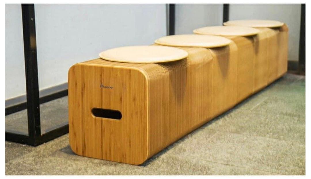 折りたたみ　ペーパーベンチ