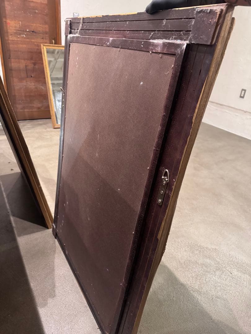 ビンテージ鏡　アンティーク鏡　大型鏡　姿見