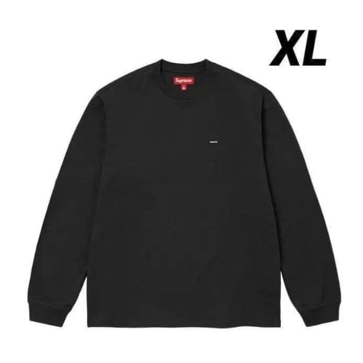 【黒XL】 シュプリーム Small Box L/S Tee