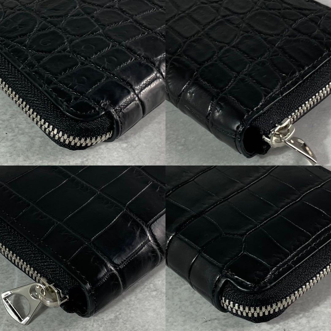 極美品✨イッチ 折り財布 クロコ ミドルウォレット 小銭入れ ITTI