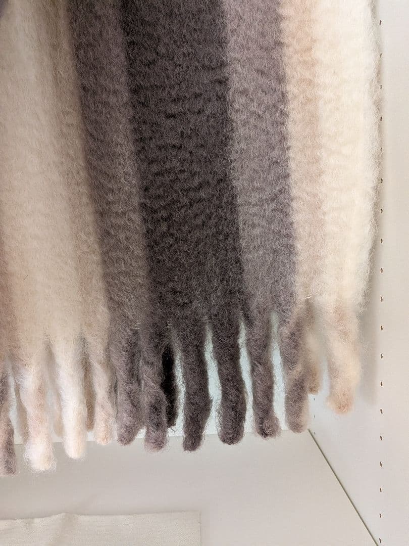 【LOEWE/新品未使用】モヘアのブランケット　ベッドカバー