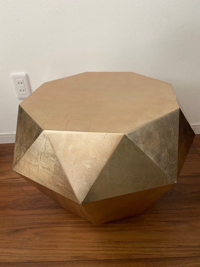 Francfranc フランフラン　ゴールドサイドテーブル