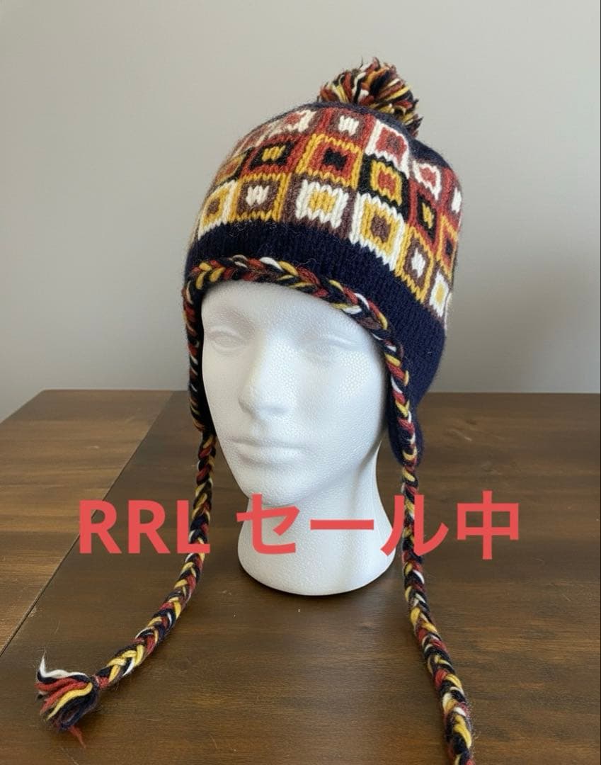 希少　RRL ダブルアールエル　ニット帽子