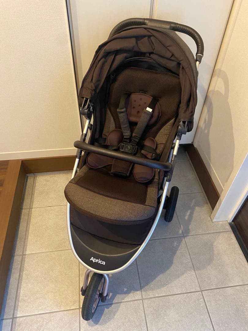 Aprica ベビーカー アップリカ　スムーヴ　プレミアム　レインカバー付き