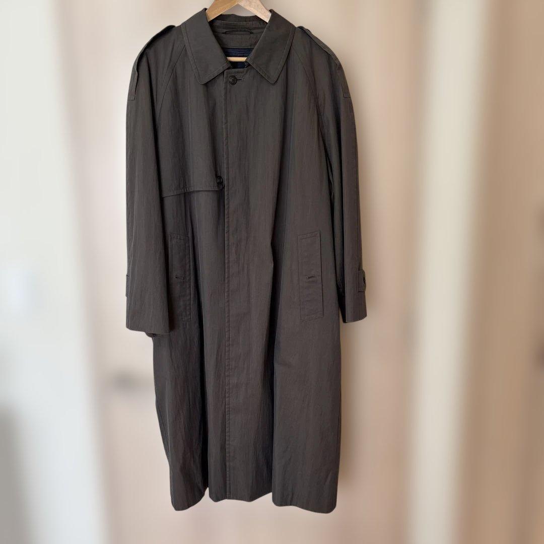 Burberrys ダークブラウン トレンチコート　タグに個人名前入り