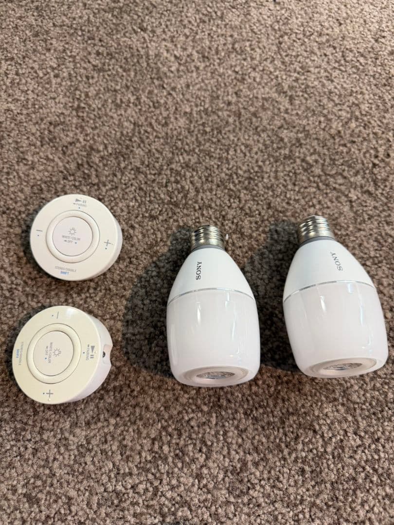 SONY LED電球 2個＋リモコン2個セット 調光・調色対応