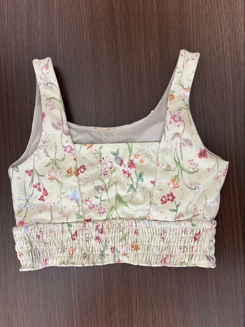 【SUKALA】LAVA 美品　ボタニカルシャーリング 花柄セットアップ M