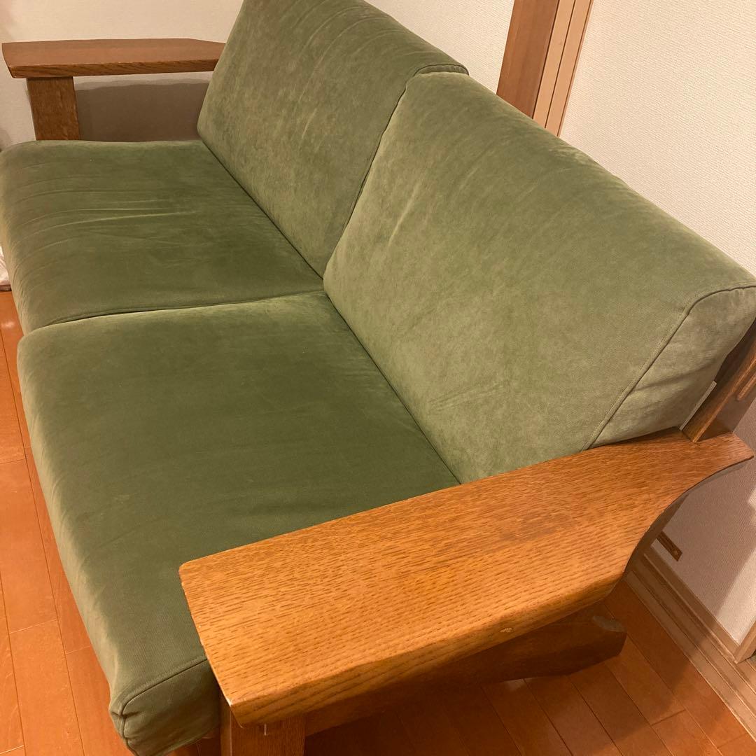 ソファ/グリーン/180cm