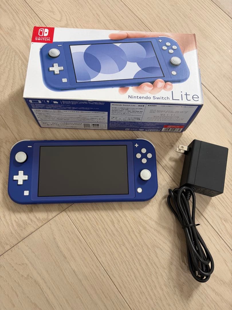 Nintendo Switch Lite ブルー 本体 ACアダプター付き