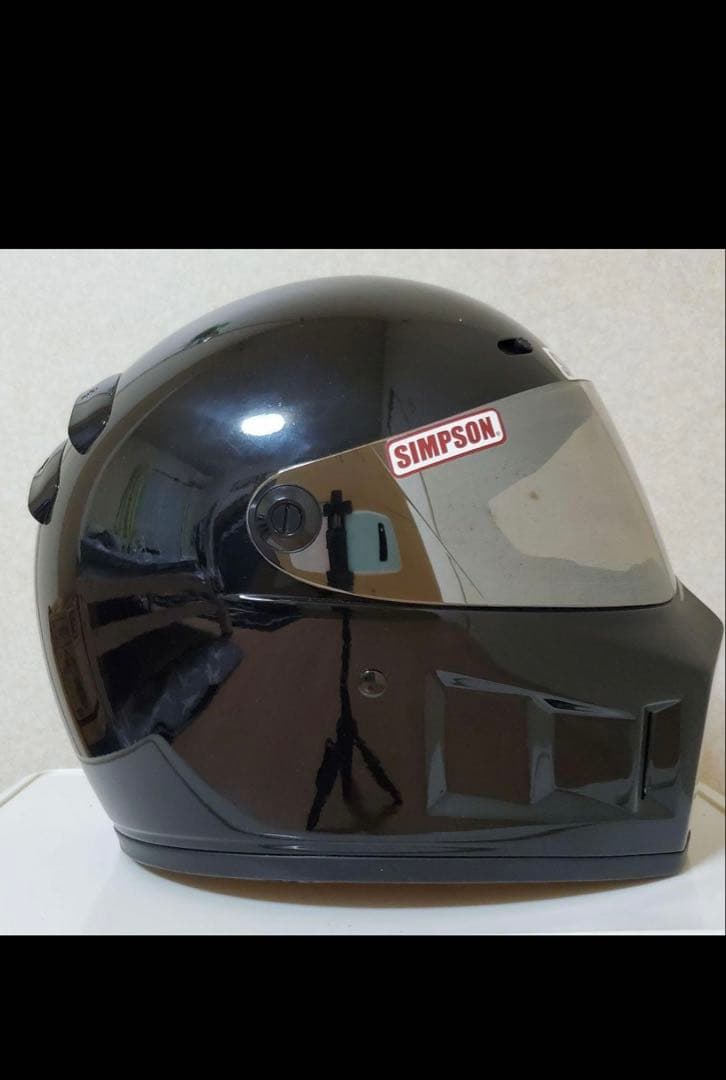 SIMSON スーパーバンディット13 ブラック ミラーシールド