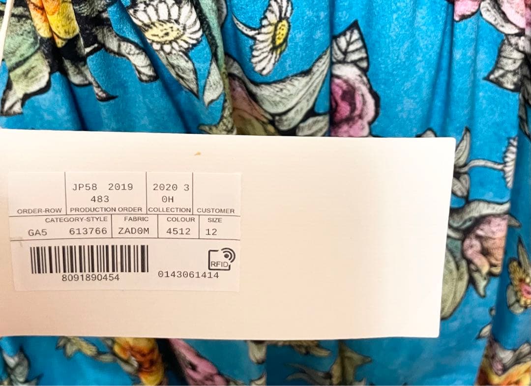 GUCCI 花柄 ノースリーブワンピース　大人OK