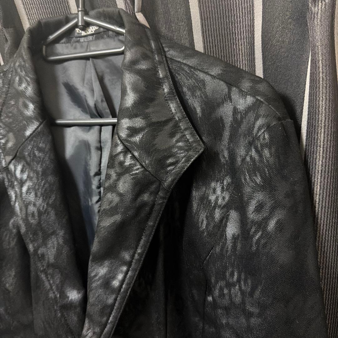 トルネードマート　レオパードコーティング加工ジャケット