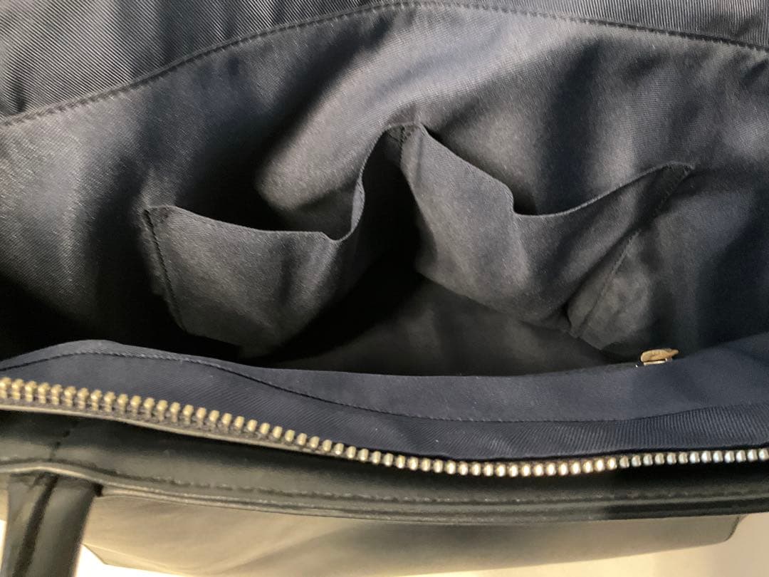 【値下げ】美品 UNITED ARROWS トートバッグ ネイビー A4収納可能