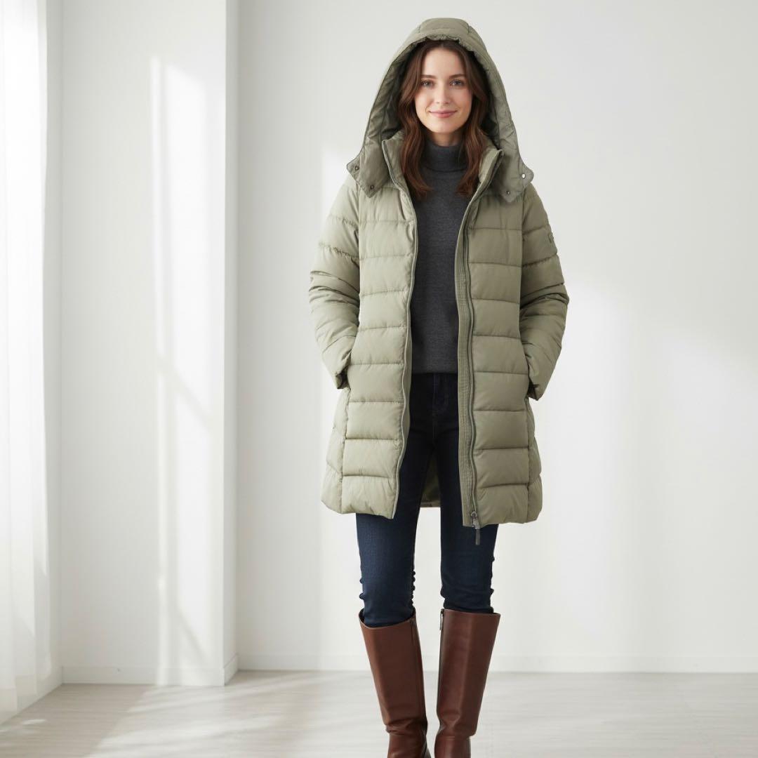 sushiさま 極美品✨タトラス　近年モデル　ポリテアマ　ダウンコート　M　ベー