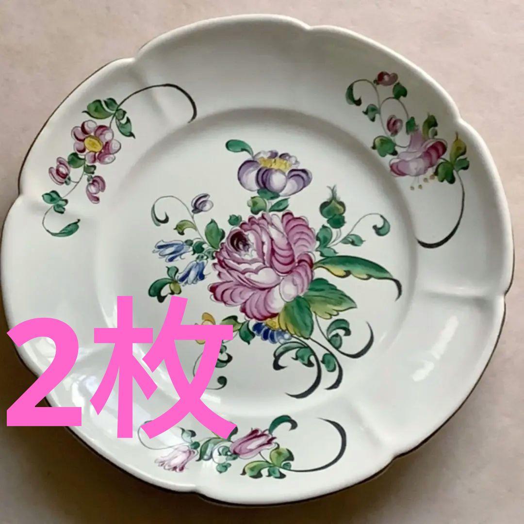 絵皿プレート アンティーク ビンテージ フランス