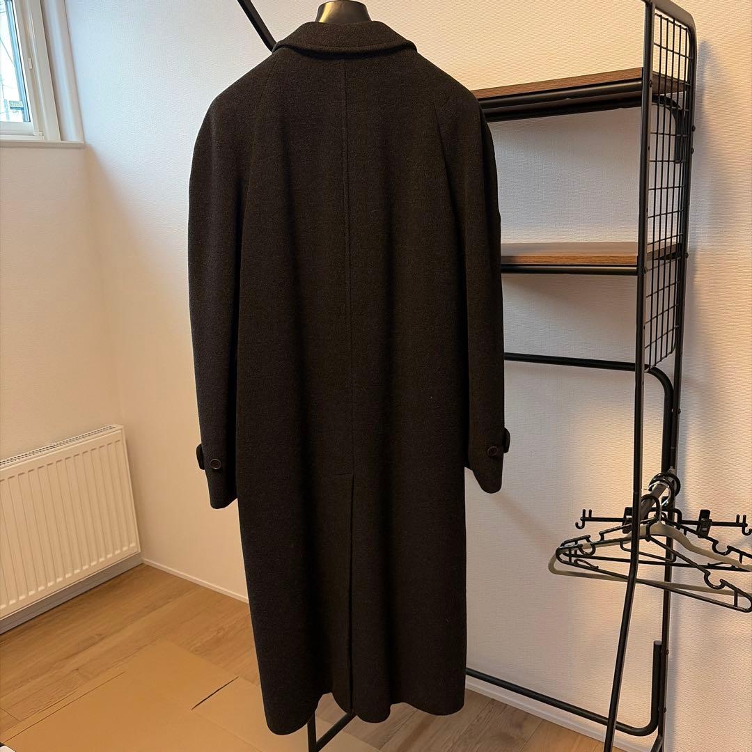 アルマーニ　コート　チャコールグレー