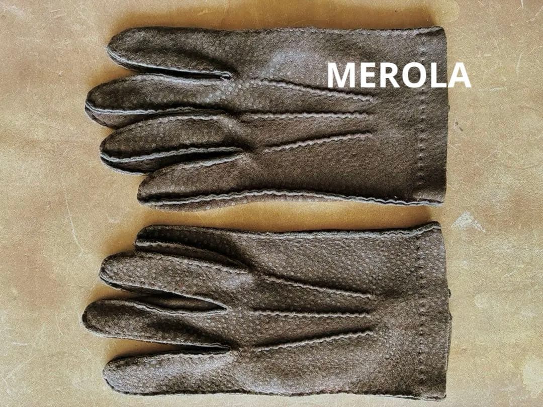 MEROLA ( メローラ ) イタリア製 メンズ 手袋 カピバラ カルピンチョ