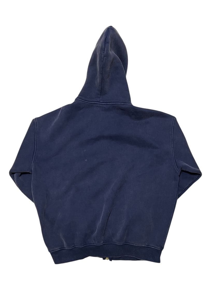 チ*ん様 ANTIMID PIGMENT LOGO ZIP HOODIE ブラッ