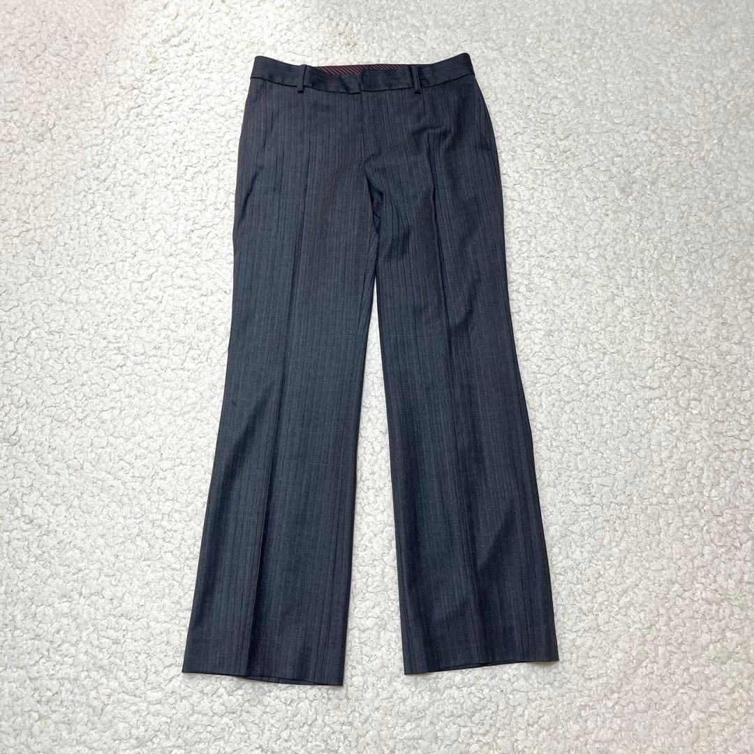 23区 BAHARIYE ストライプ パンツスーツ セットアップ グレー 38