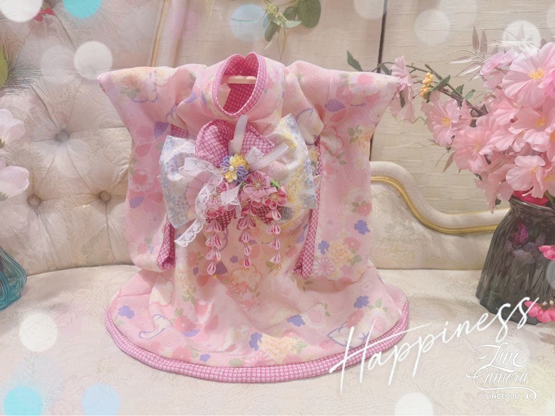 B402.pon2pan2☆オーダー☆犬お引き摺りお着物