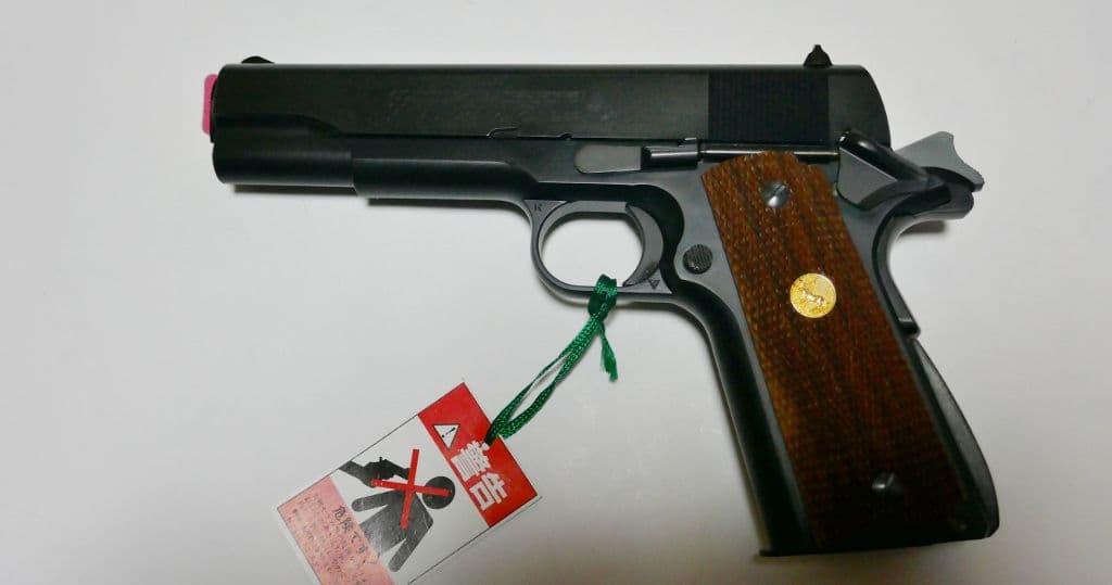 WA MKⅣシリーズ70ガンブラックver+ウッドグリップ