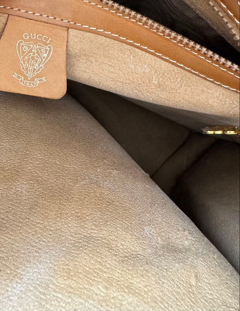 GUCCI グッチ シェリーライン マイクロGG トートバッグ ベージュ　希少