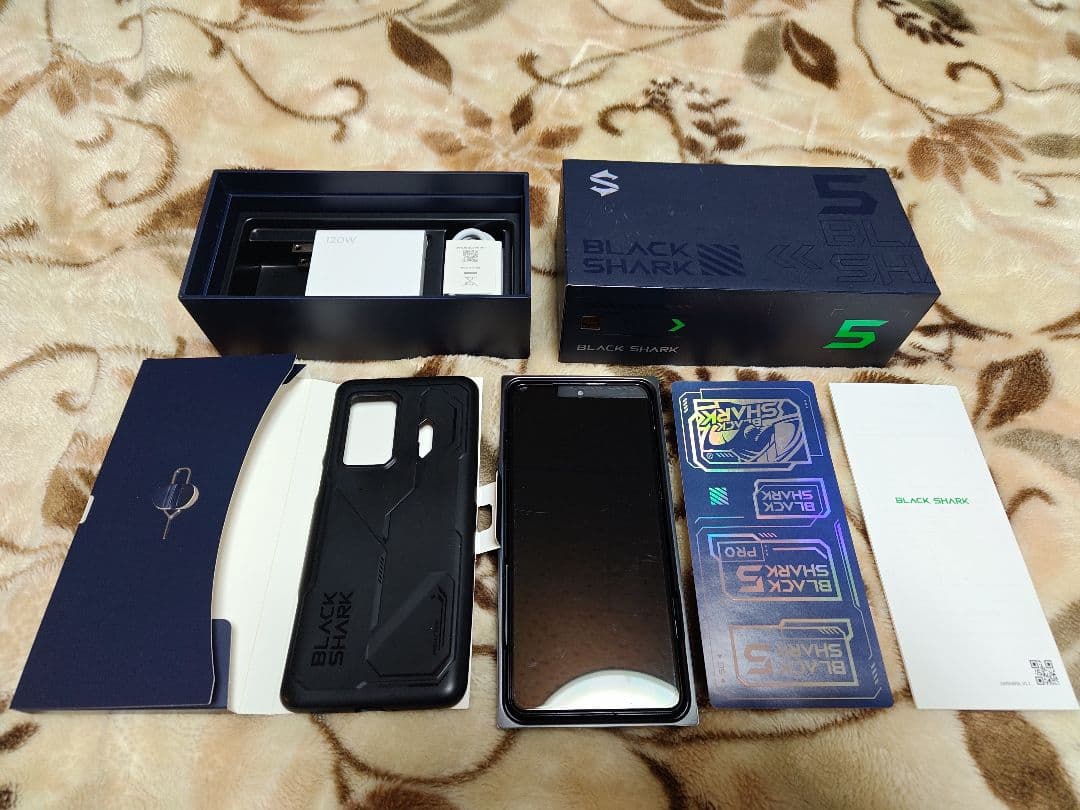 【美品】BlackShark5日本語版128GBケーブル未使用+マルチハブおまけ