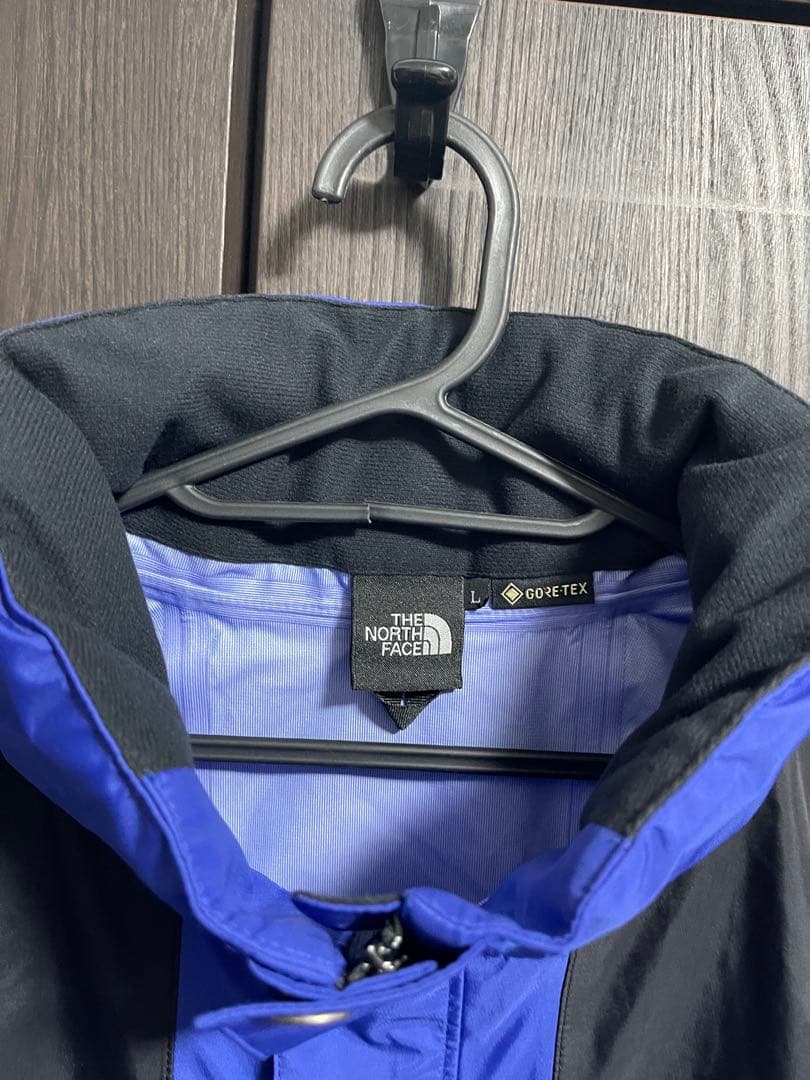 【着用1回】美品　ザノースフェイス　レインテックス　ゴアジャケット　L 青