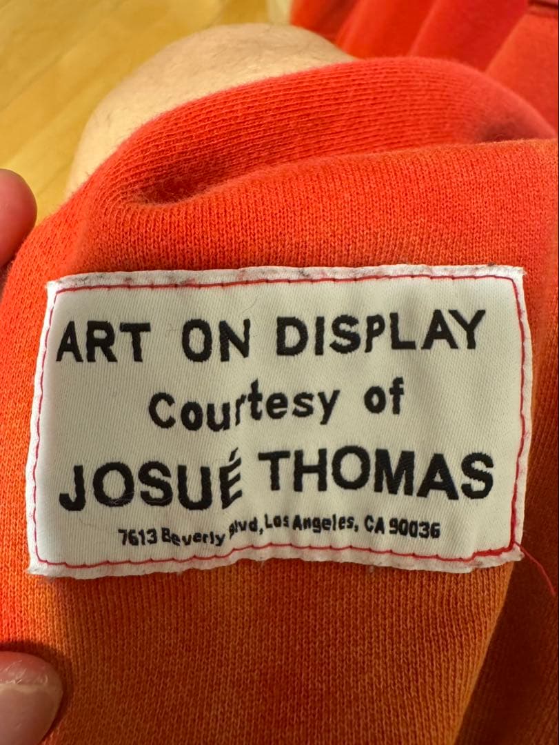 ド*画様 GALLERY DEPT. オレンジグラデーションパーカー