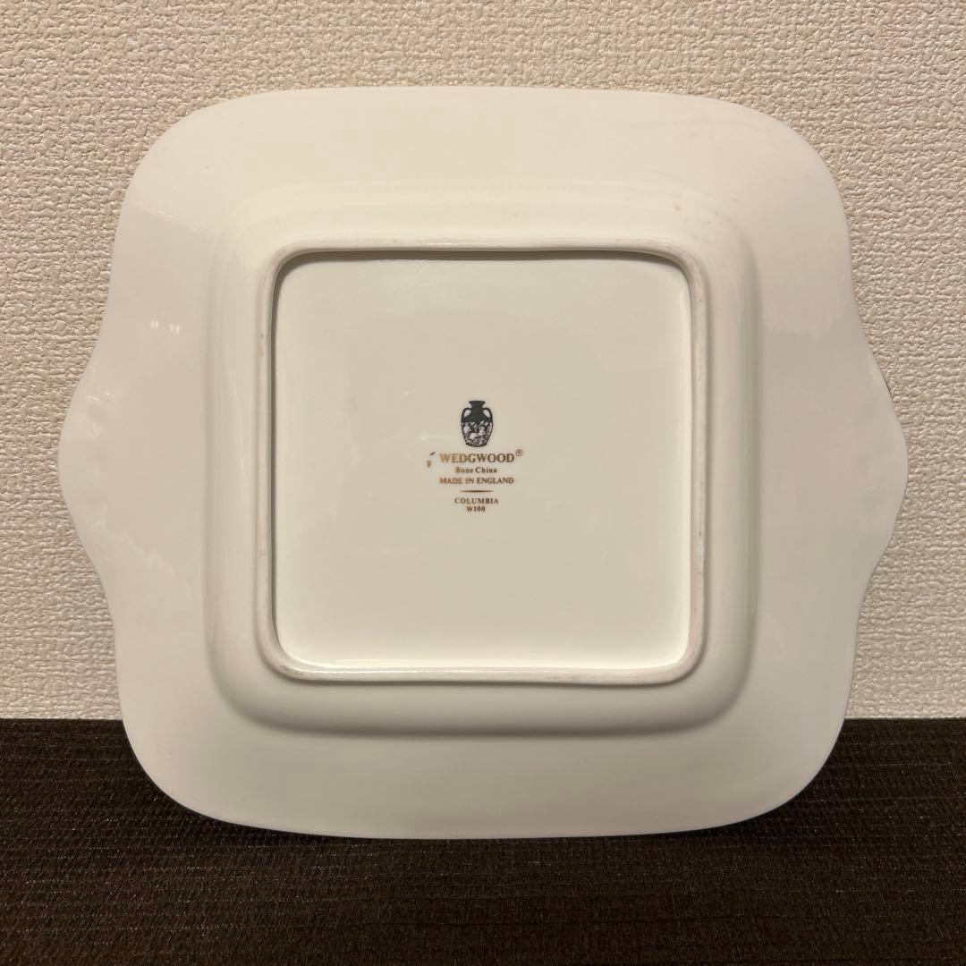 ウェッジウッド　コロンビア　パウダーブルー　B&Bプレート　デザートプレート