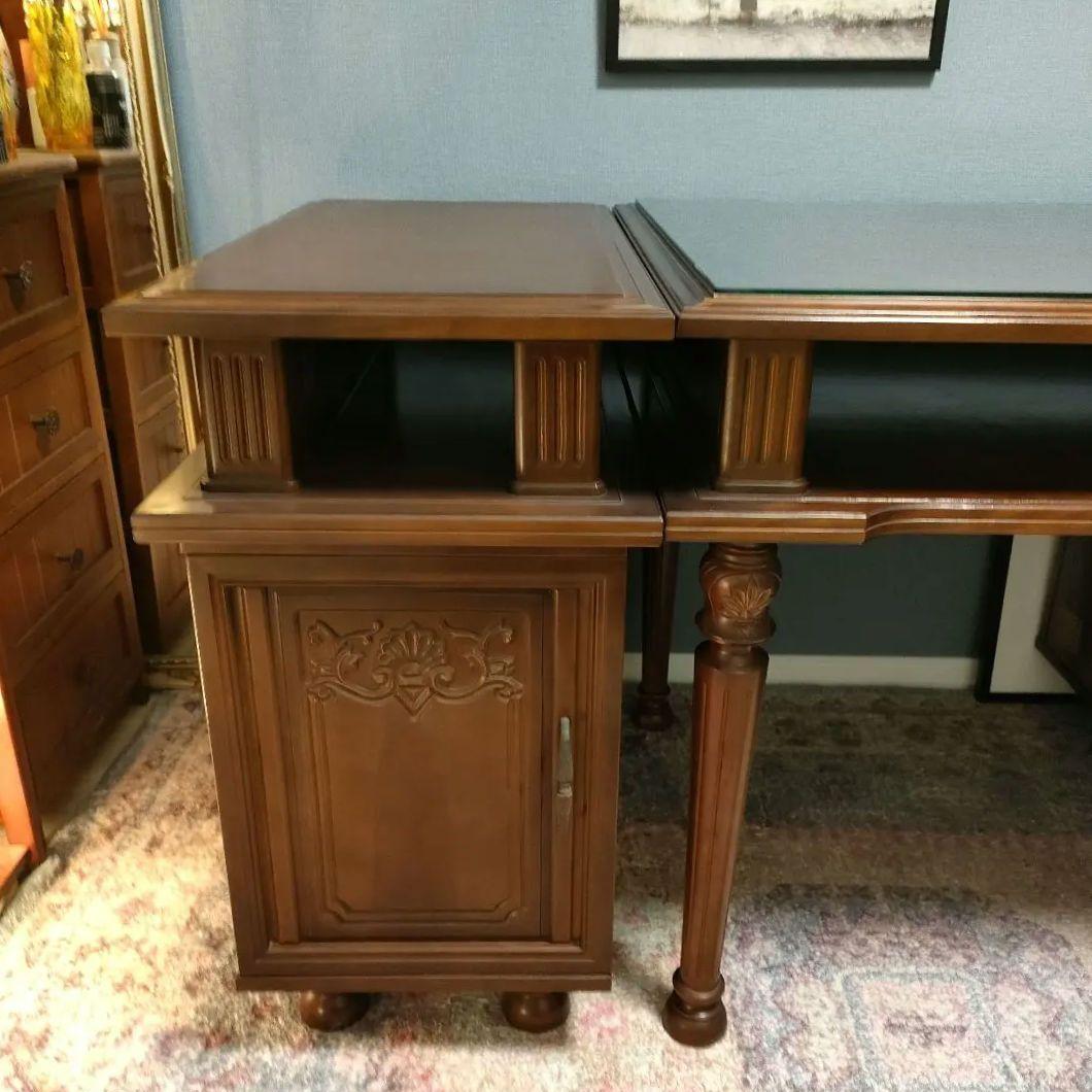 【徳田家具製作所】 官庁・議事堂納入実績メーカー高級家具サイドキャビネットデスク