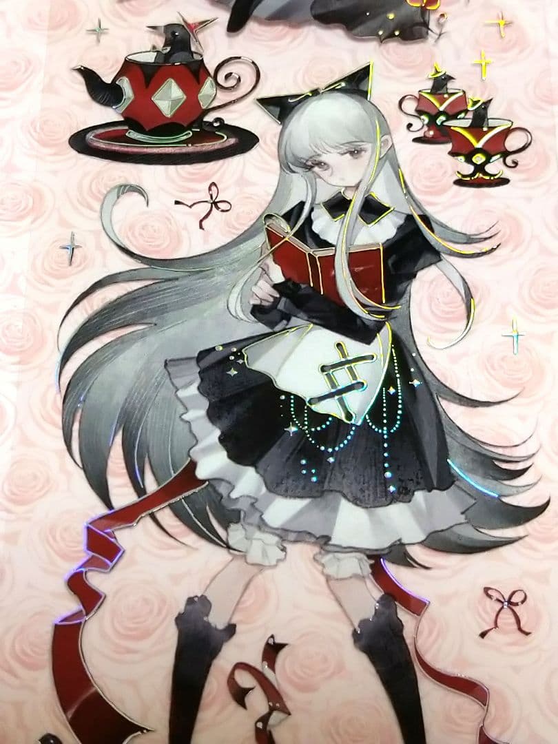 J750＃丝绒红蝶结(镭射银)纯情男友切り売り海外人物マステ女の子