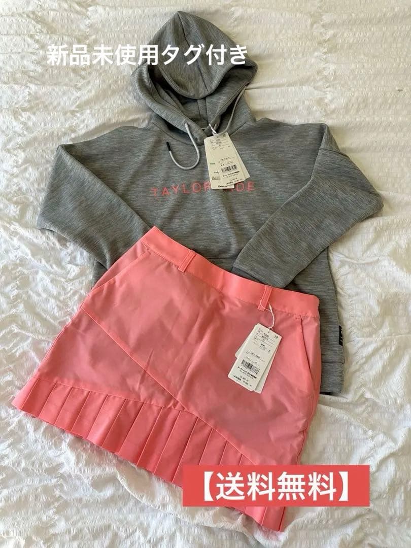 新品未使用 【TaylorMade】フードスウェット＆プリーツスコート セットS