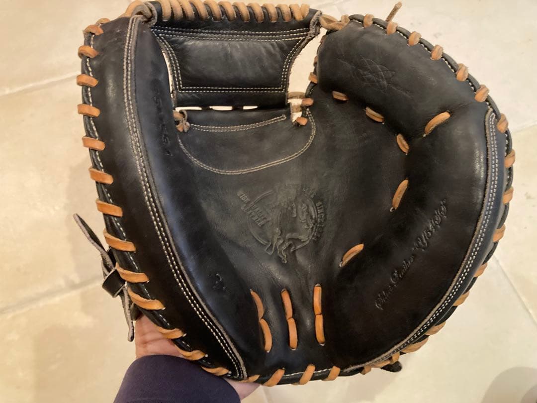 N*r様 SSK スーパーソフト　キャッチャーミット　一般軟式用　黒