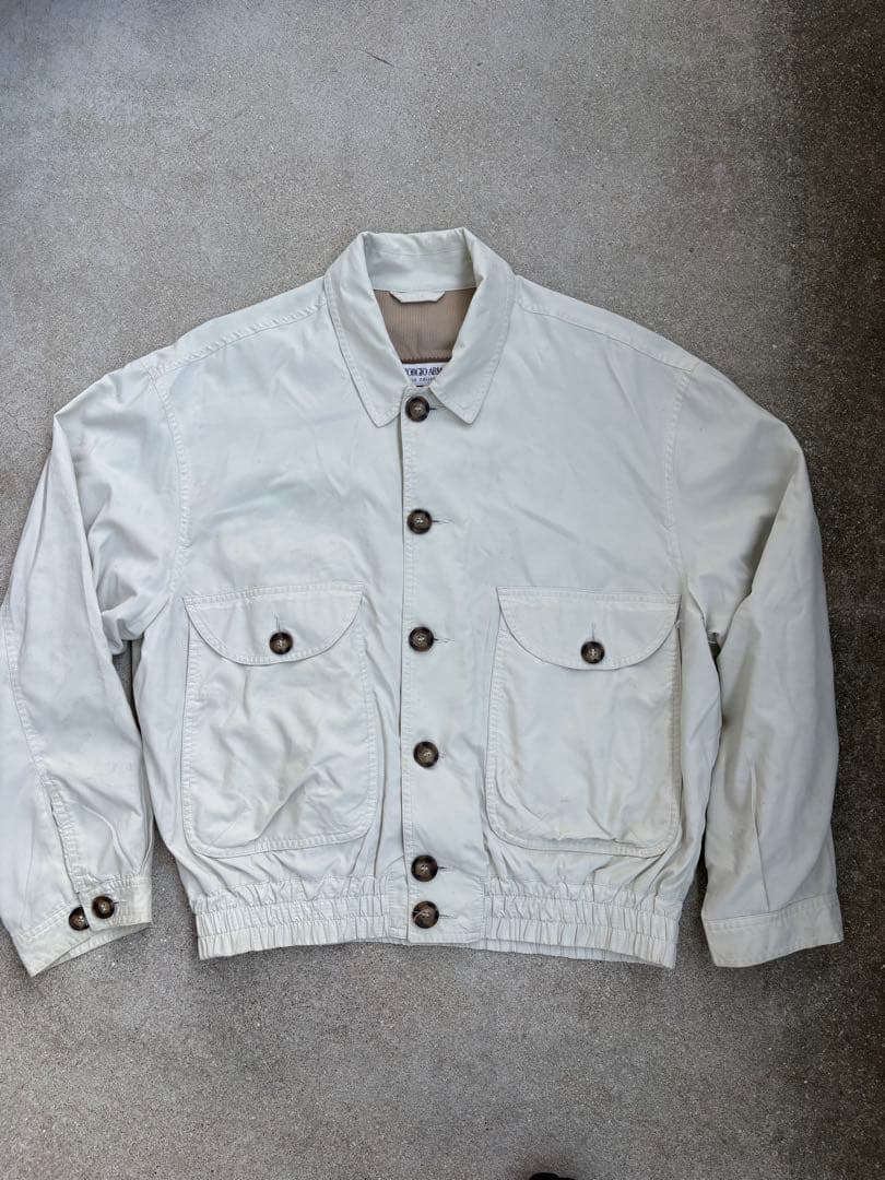 Giorgio Armani ホワイトジャケット 36 90s アーカ