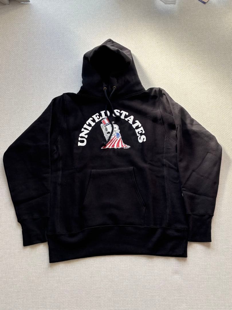 【新品未使用】championスヌーピースウェットパーカーMADE IN USA